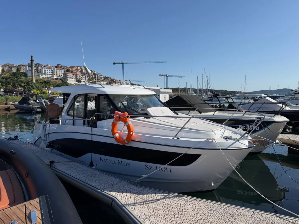Kardia Moy - Beneteau Antares 9 moored in Sozopol Marina